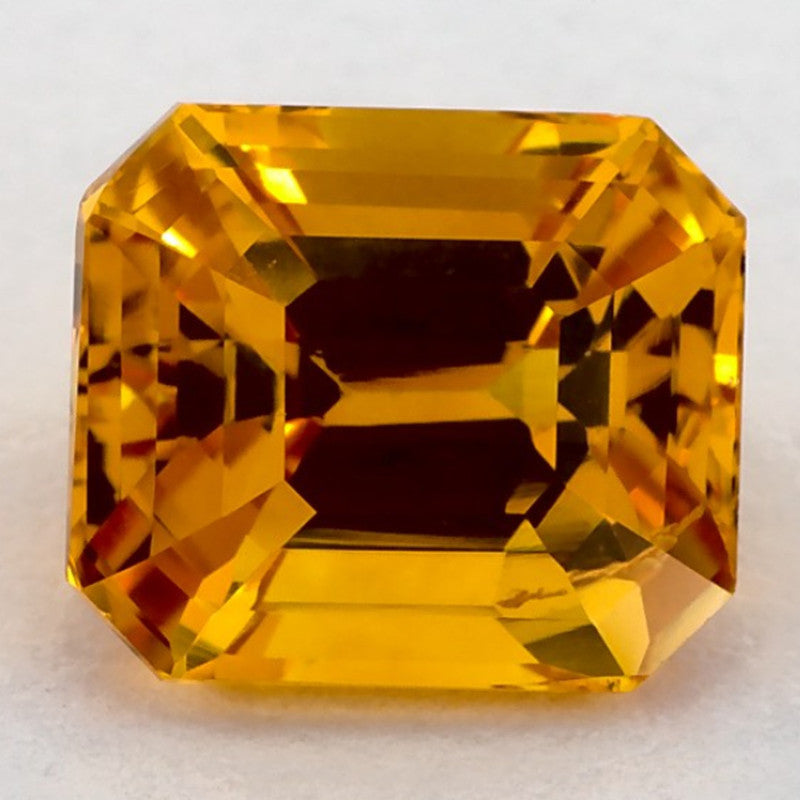2.54 Carat Emerald Natural Yellow Sapphire