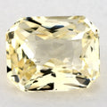 2.05 Carat Radiant Natural Yellow Sapphire