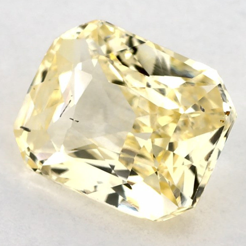 2.05 Carat Radiant Natural Yellow Sapphire
