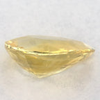1.87 Carat Pear Natural Yellow Sapphire