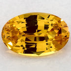 2.51 Carat Oval Natural Yellow Sapphire