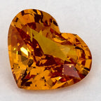 2.08 Carat Heart Natural Yellow Sapphire