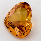 2.08 Carat Heart Natural Yellow Sapphire