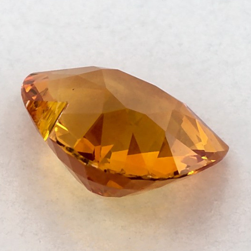 2.08 Carat Heart Natural Yellow Sapphire