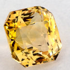3.62 Carat Radiant Natural Yellow Sapphire
