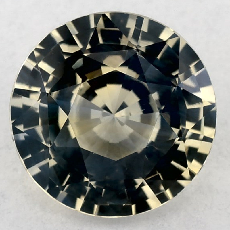 2.89 Carat Round Natural Yellow Sapphire