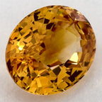 2.97 Carat Oval Natural Yellow Sapphire