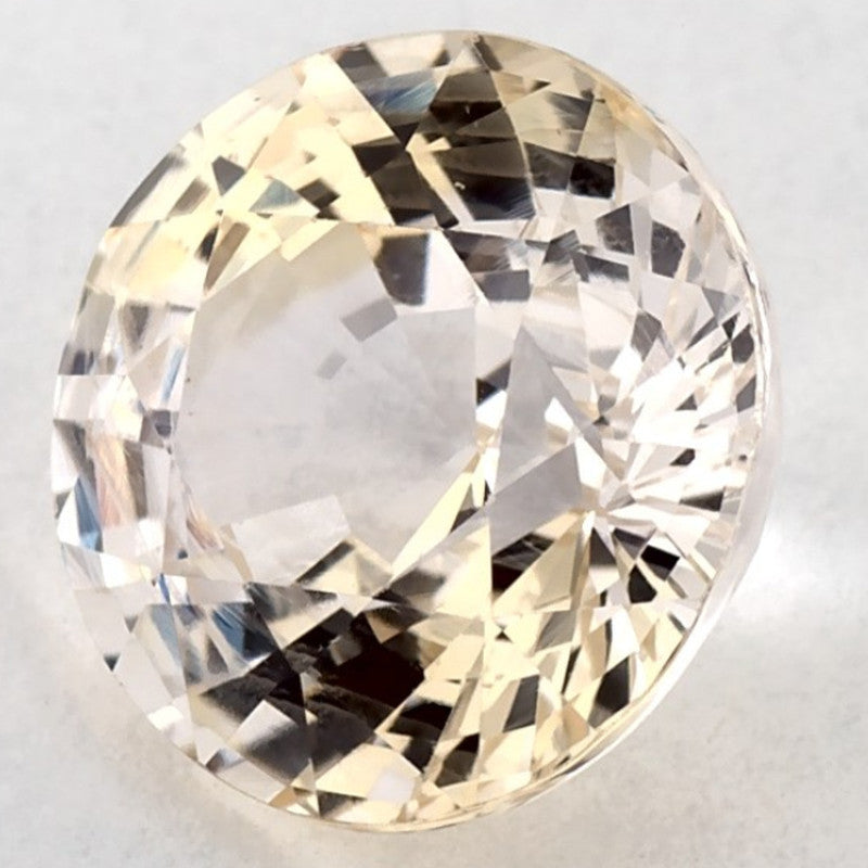 2.96 Carat Round Natural Pink Sapphire