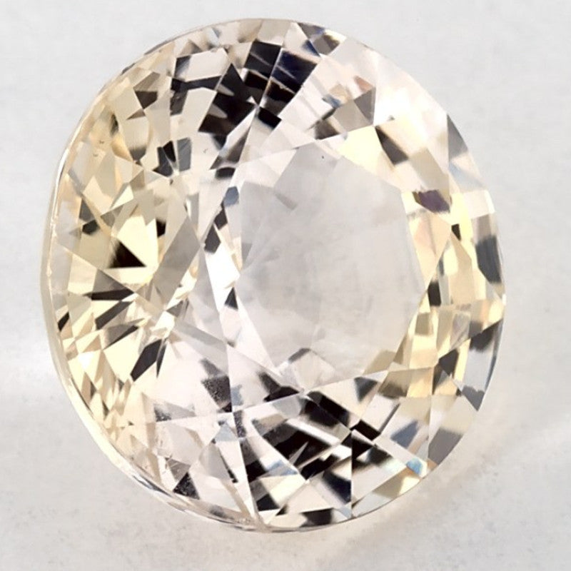 2.96 Carat Round Natural Pink Sapphire