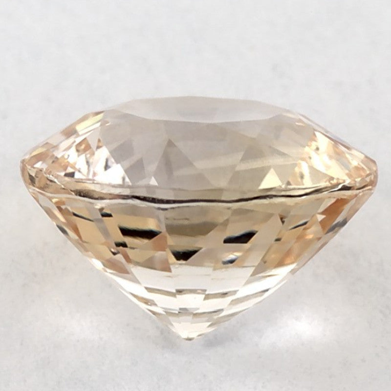 2.96 Carat Round Natural Pink Sapphire