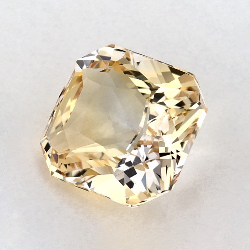 3.02 Carat Radiant Natural Yellow Sapphire