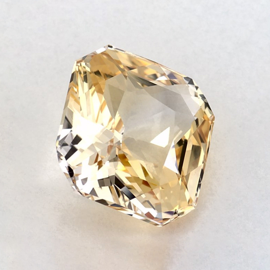 3.02 Carat Radiant Natural Yellow Sapphire
