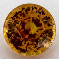 4.16 Carat Round Natural Yellow Sapphire