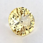 4.79 Carat Round Natural Yellow Sapphire