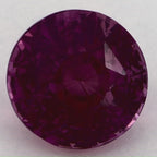 3.66 Carat Round Natural Pink Sapphire
