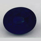3.74 Carat Oval Natural Blue Sapphire