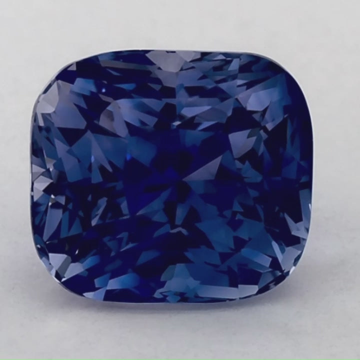 3.56 Carat Cushion Natural Blue Sapphire