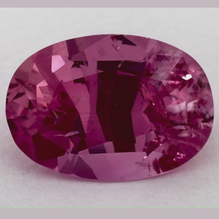 3.58 Carat Oval Natural Pink Sapphire