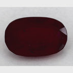 3.20 Carat Oval Natural Red Ruby