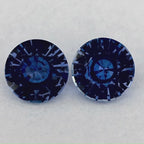 3.60 Carat Round Natural Blue Sapphire
