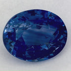 5.13 Carat Oval Natural Blue Sapphire