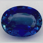 6.53 Carat Oval Natural Blue Sapphire