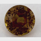 1.44 Carat Round Natural Yellow Sapphire