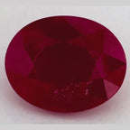 3.33 Carat Oval Natural Red Ruby
