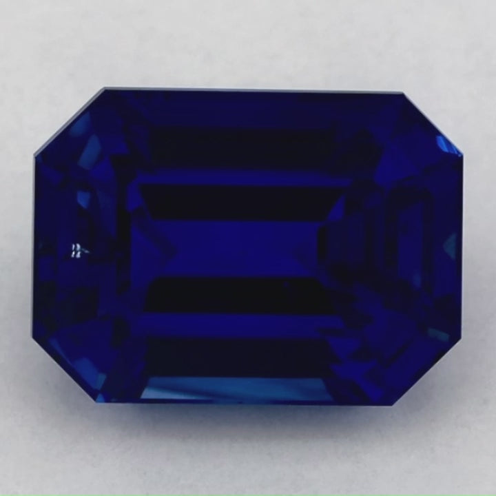 5.93 Carat Emerald Natural Blue Sapphire
