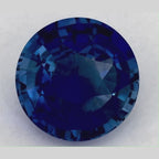 5.11 Carat Round Natural Blue Sapphire
