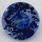 2.36 Carat Round Natural Blue Sapphire