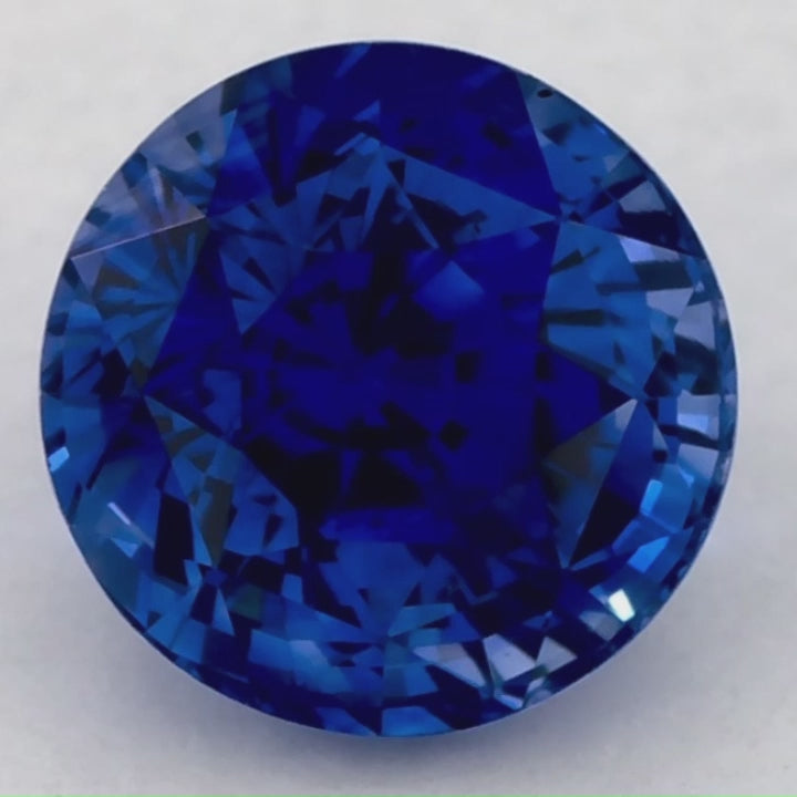 1.60 Carat Oval Natural Blue Sapphire