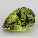 1.17 Carat Pear Natural Green Sapphire
