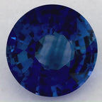 1.35 Carat Round Natural Blue Sapphire